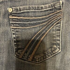 7 For All Mankind Indigo Denim Jeans